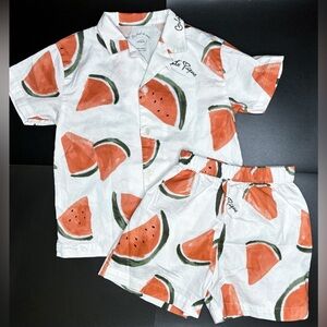 Kids Gelato Pique Watermelon Outfit Shirt Shorts XS 100 110 CM 4 5 Whimsical
